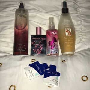 4 perfumes! and two samples:)